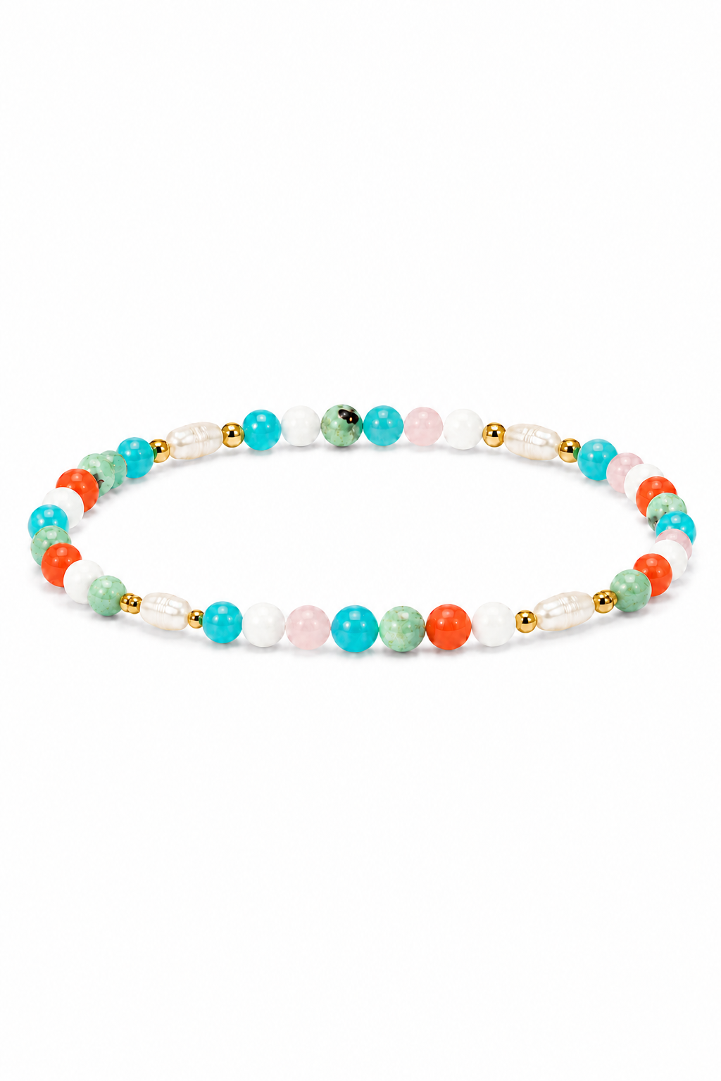Multi Colour Pearl Bracelet