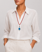 Coral Long Necklace