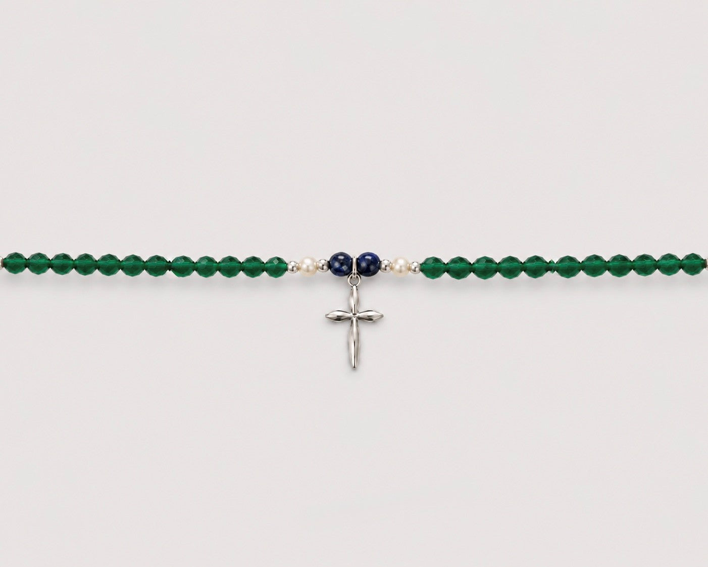 Green Cross Anklet