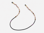 Purple Pearl Black Bead Eyewear Chain