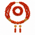 Coral Necklace Set
