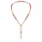 Coral Rosary Necklace